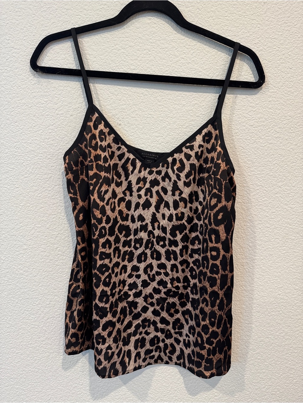 All saints cheetah cami top